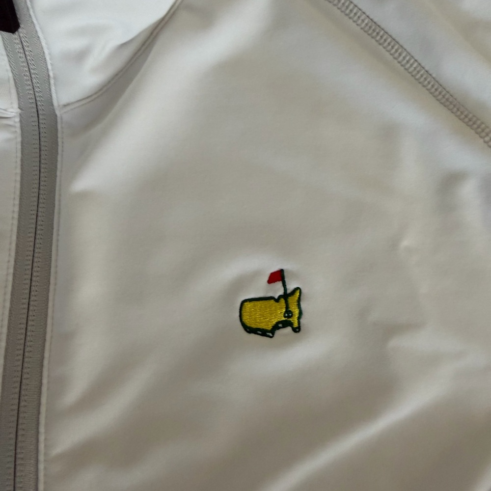 Masters White Zip-Up Jacket - Picture 3 of 5